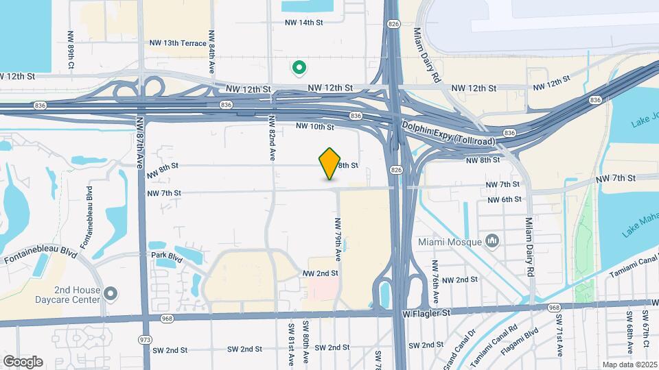 8025 NW 7th St Map and Location Details