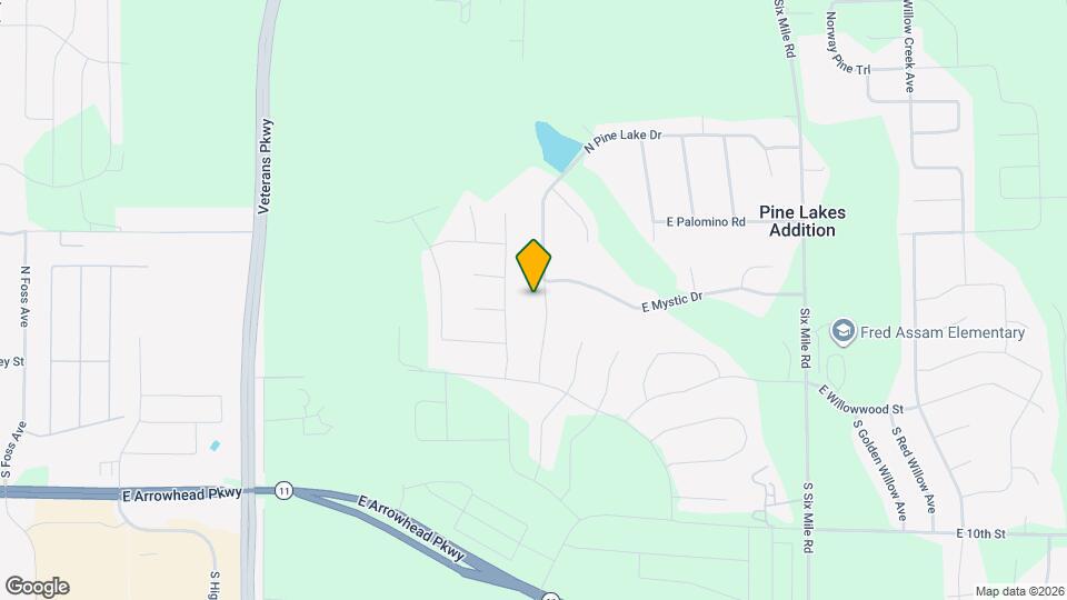 305 N Pine Lake Dr Map and Location Details