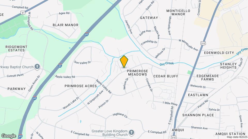 1143 N Graycroft Ave Map and Location Details