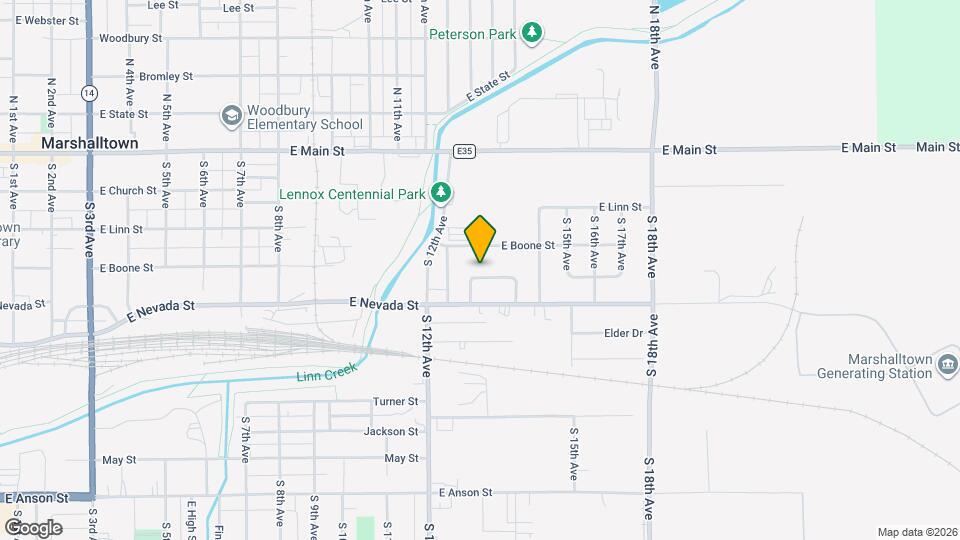 1222 Marshall Dr Mapa y Detalles de la Ubicación
