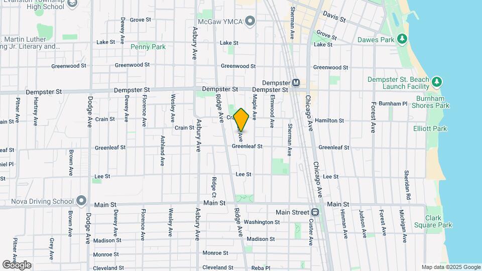 1137 Oak Ave Map and Location Details