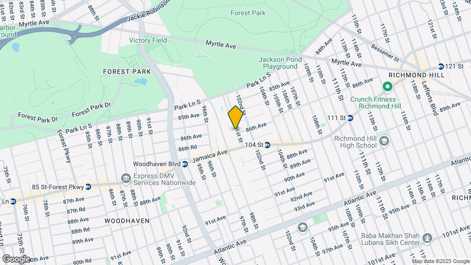 86-15 101st St Map and Location Details
