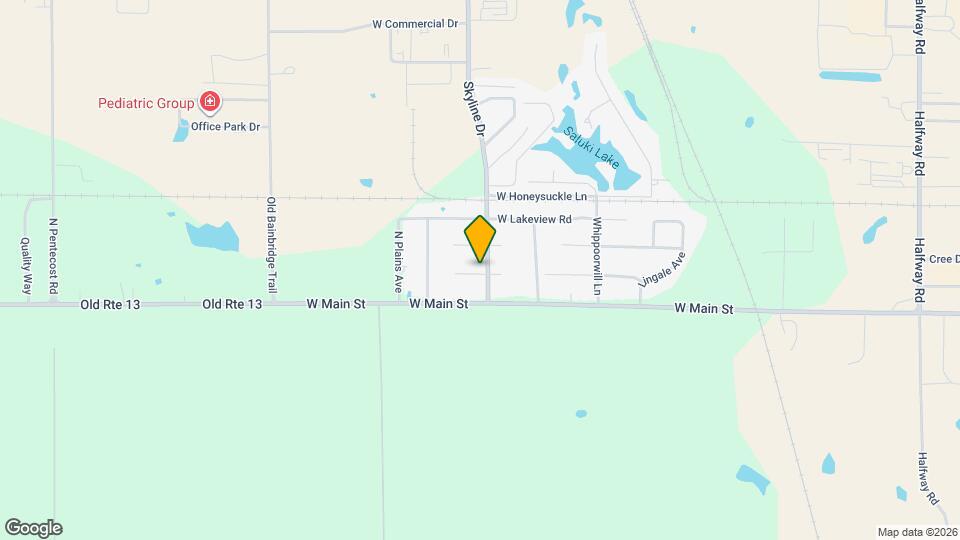 3300 W Hawthorne Ct Map and Location Details