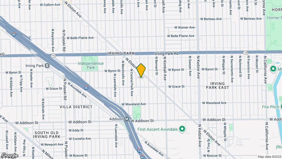 3827 N Drake Ave, Unit #3 Map and Location Details
