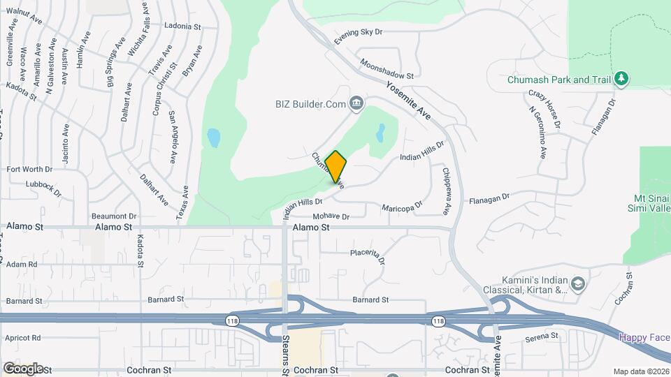 5347 Indian Hills Dr Map and Location Details