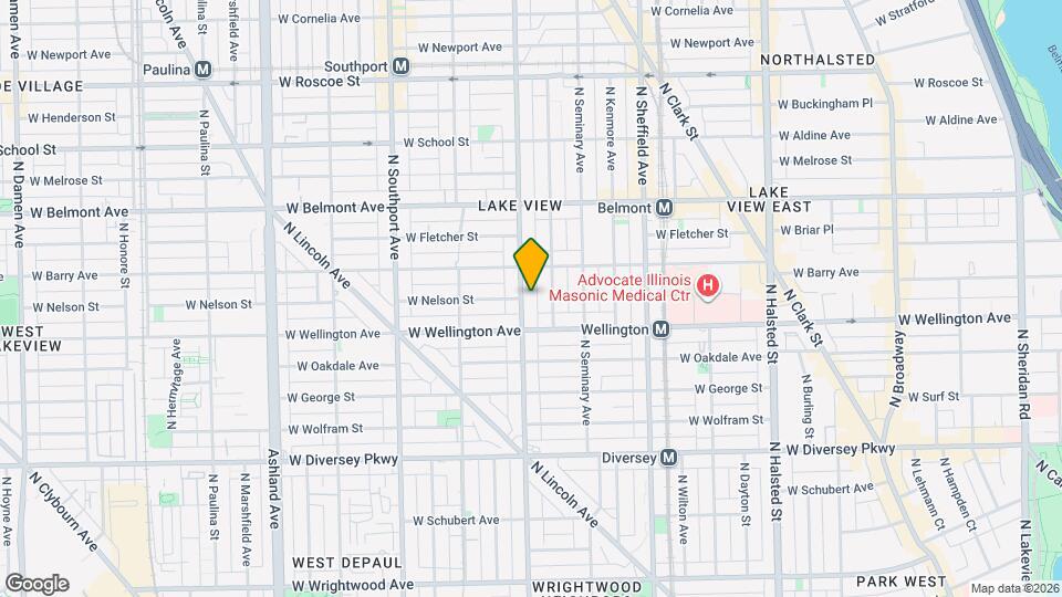 3027 N Racine Ave Map and Location Details