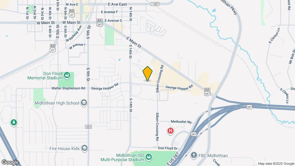 701 George Hopper Rd Map and Location Details