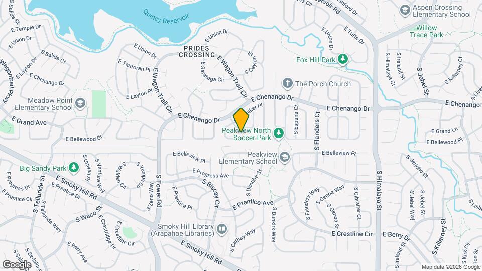 19107 E Bellewood Dr Map and Location Details