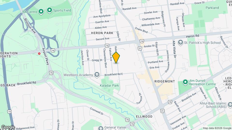 2470 Kaladar Ave Map and Location Details