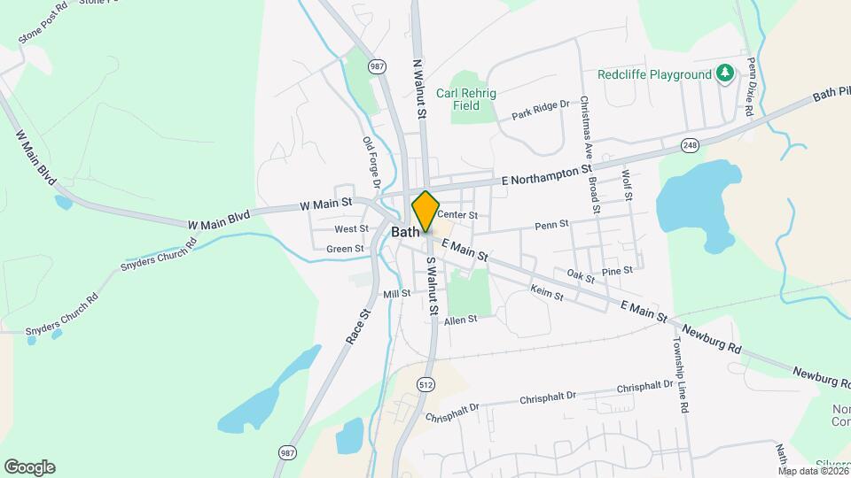 100 W Main St Map and Location Details