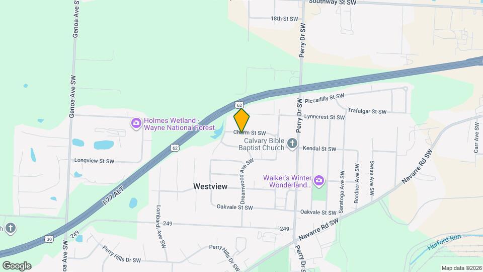 5286 Charm St SW Map and Location Details