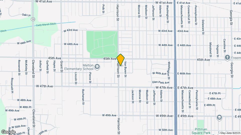 4555 Harrison St Map and Location Details