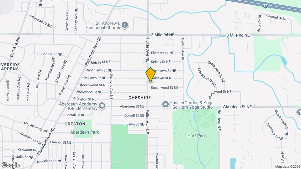 2500 Fuller Ave NE Map and Location Details