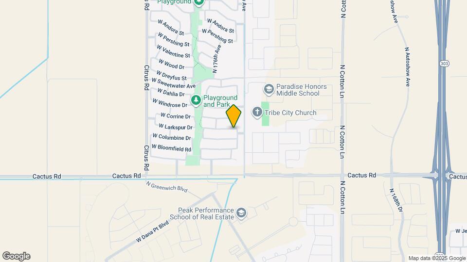 17525 W Larkspur Dr Map and Location Details