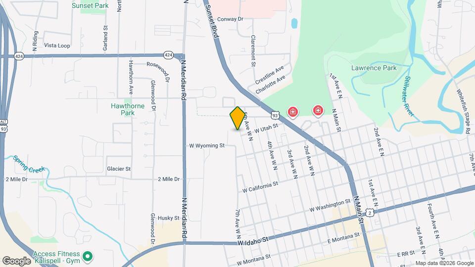 535 W Utah St Map and Location Details