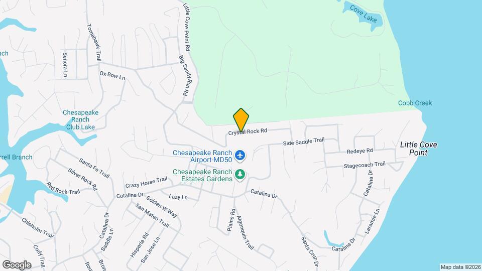 915 Crystal Rock Rd Map and Location Details