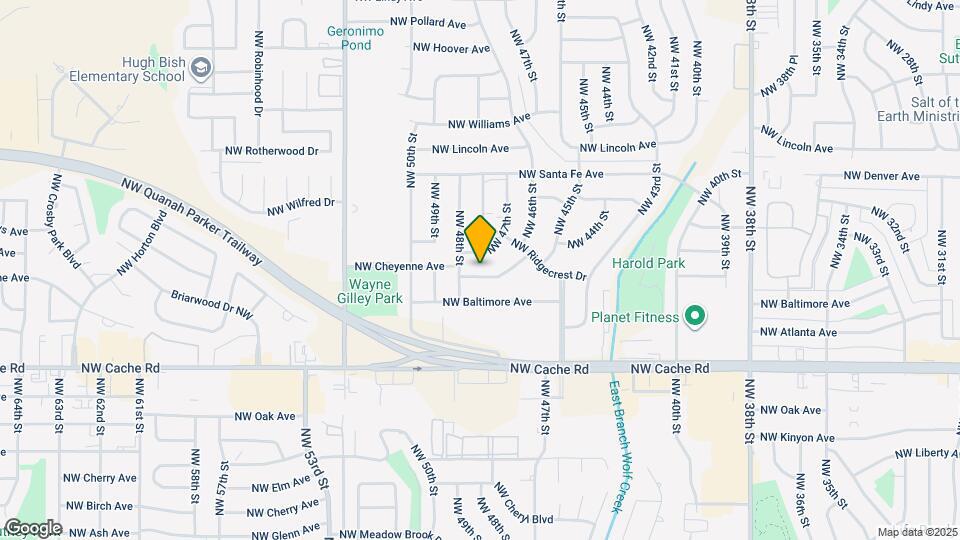4521 NW Cheyenne Ave Mapa y Detalles de la Ubicación