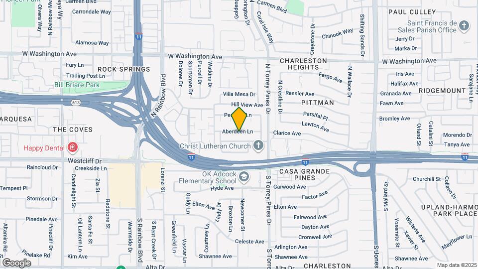 6505 Aberdeen Ln Map and Location Details