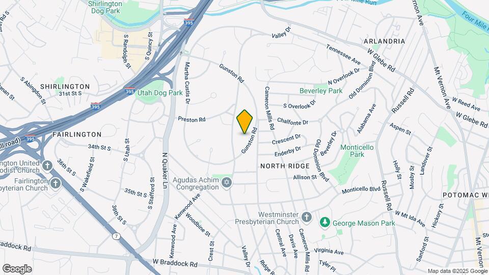 3250 Gunston Rd Map and Location Details