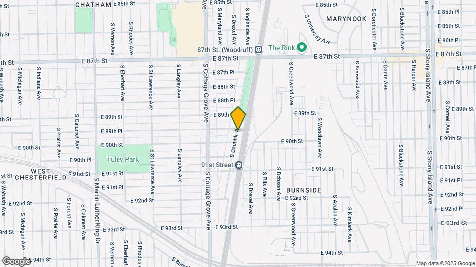 8935-39 S Dauphin Ave Map and Location Details