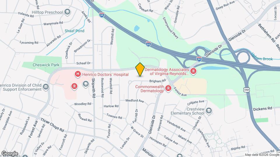 7206 Brigham Rd Map and Location Details