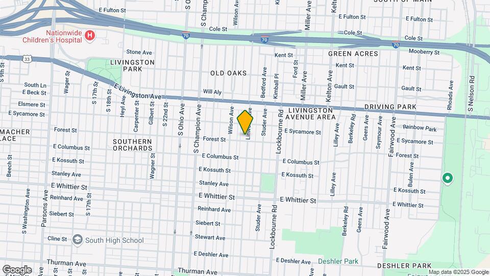 907 Linwood Ave Map and Location Details