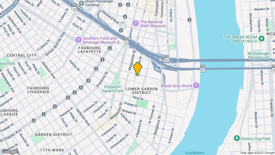 1358 Constance St Map and Location Details