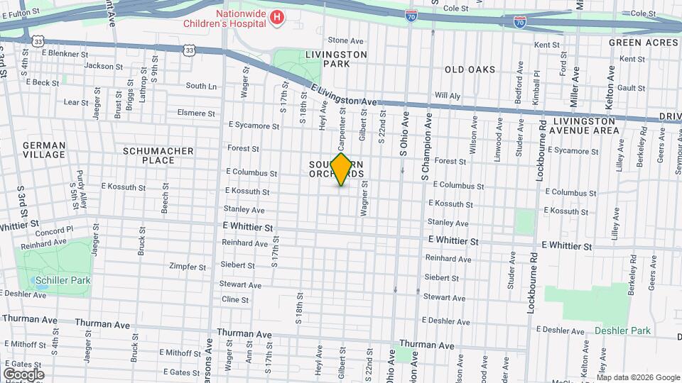 924 Carpenter St Map and Location Details