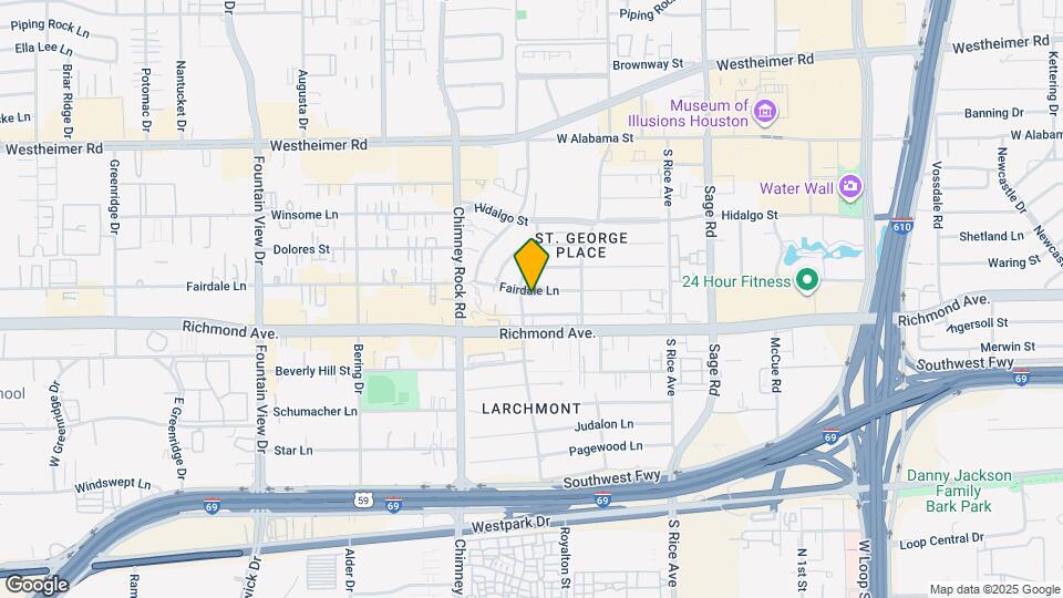 5457 Fairdale Ln Map and Location Details