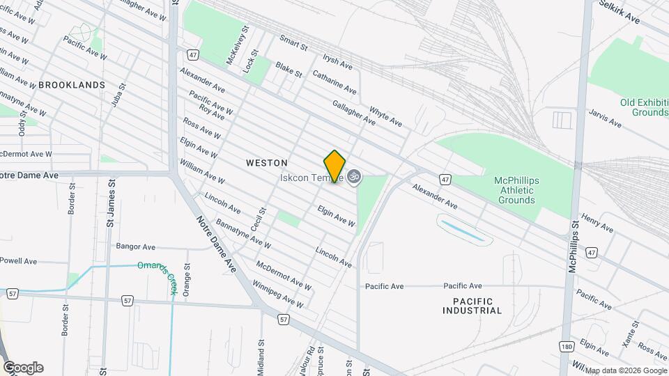 1421 Ross Ave W Map and Location Details