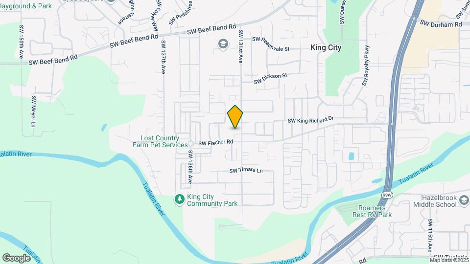 13167 SW Carmel St Map and Location Details