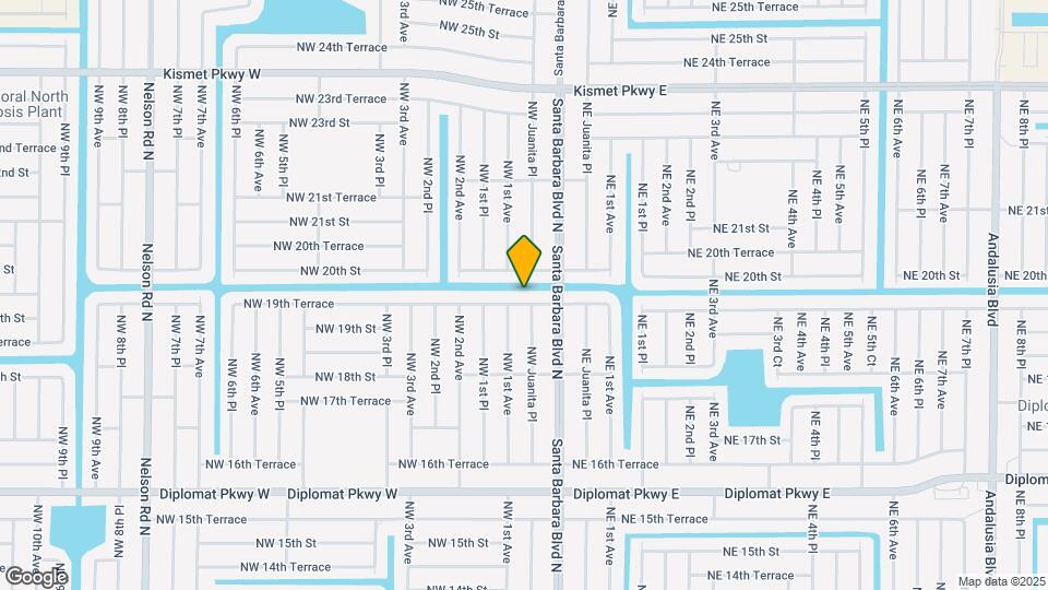 19 NW 19th Terrace Map and Location Details