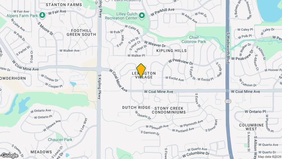 9559 W Coal Mine Ave Map and Location Details