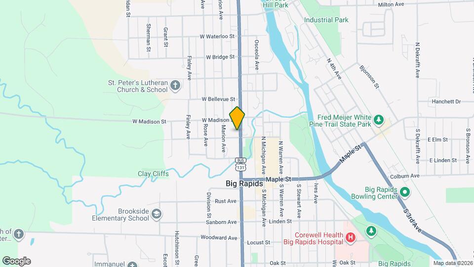 303 N State St Map and Location Details