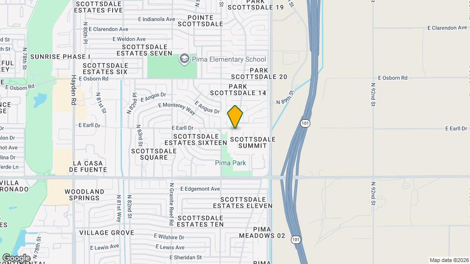 3089 N 86th Pl Map and Location Details