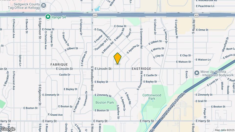 835 S Apache Dr Map and Location Details