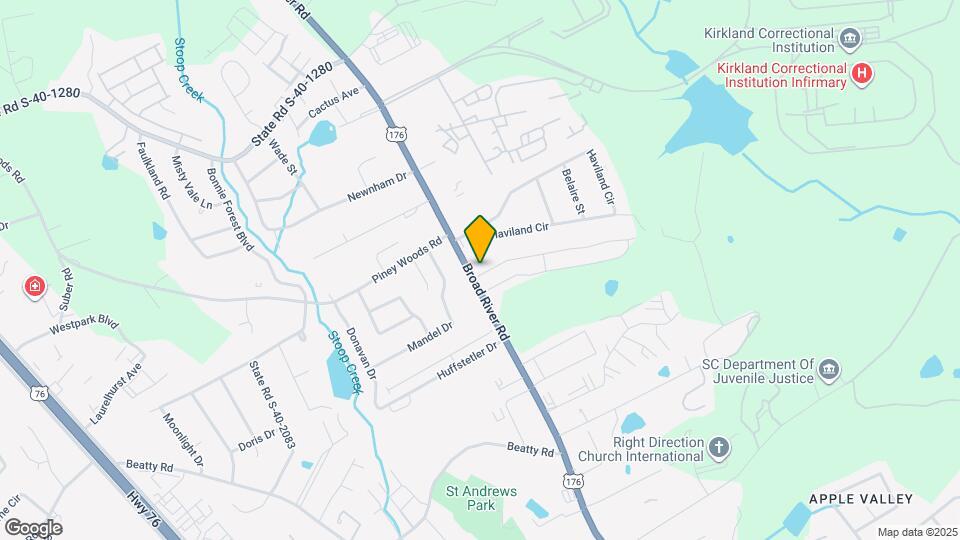 403 Regency Park Drive Map and Location Details