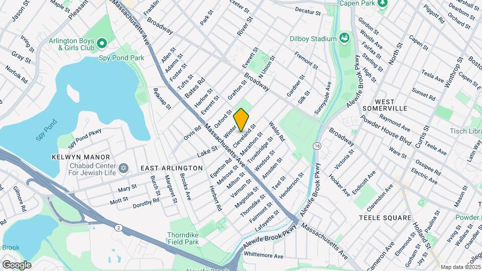 22 Cleveland St, Unit A Map and Location Details