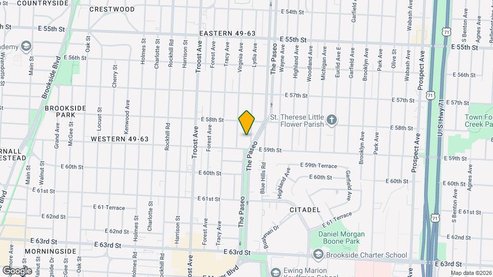 5830 Paseo Blvd Map and Location Details