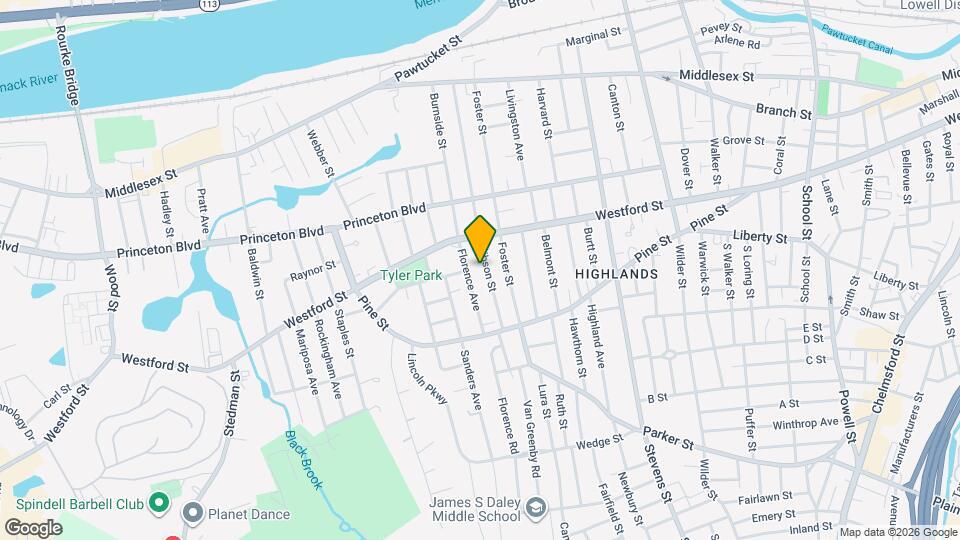 225 Gibson St Map and Location Details