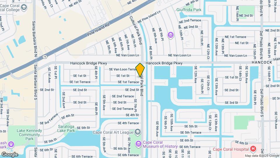 134 Cultural Park Blvd Map and Location Details