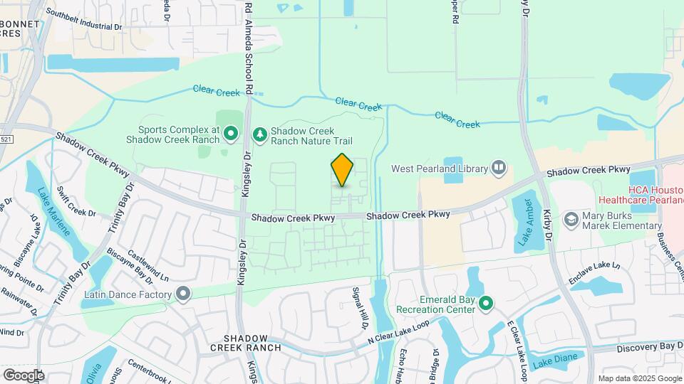 12325 Shadow Creek Pkwy Map and Location Details