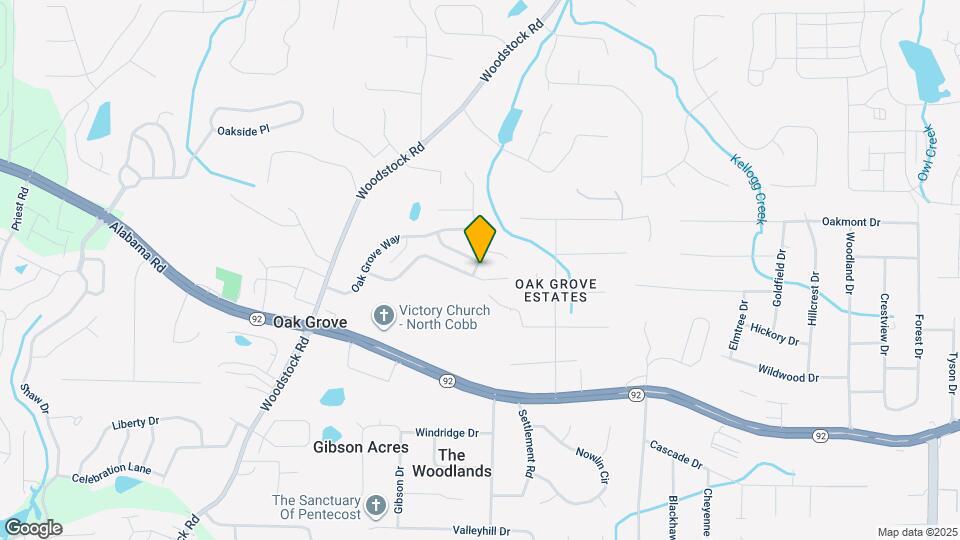 602 Spanish Oak Dr Map and Location Details