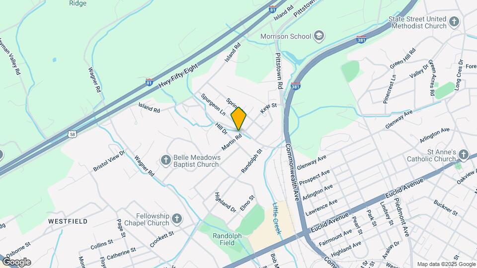 129 Martin Rd Map and Location Details