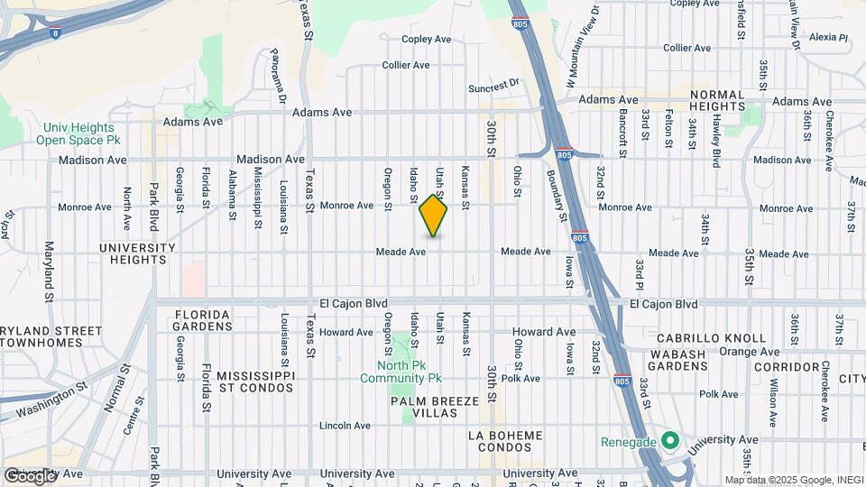 4410 Utah St Map and Location Details
