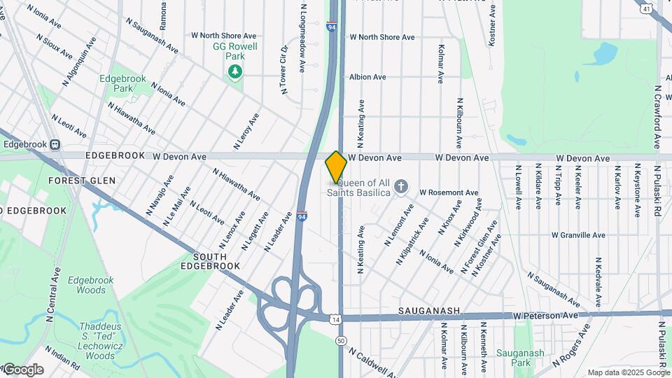 6304 N Cicero Ave Map and Location Details