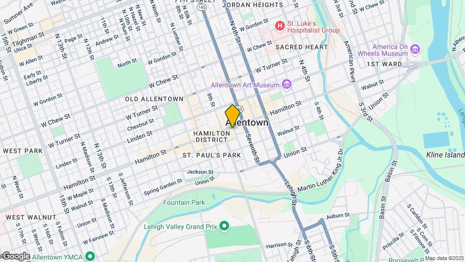 730 W Hamilton St Map and Location Details