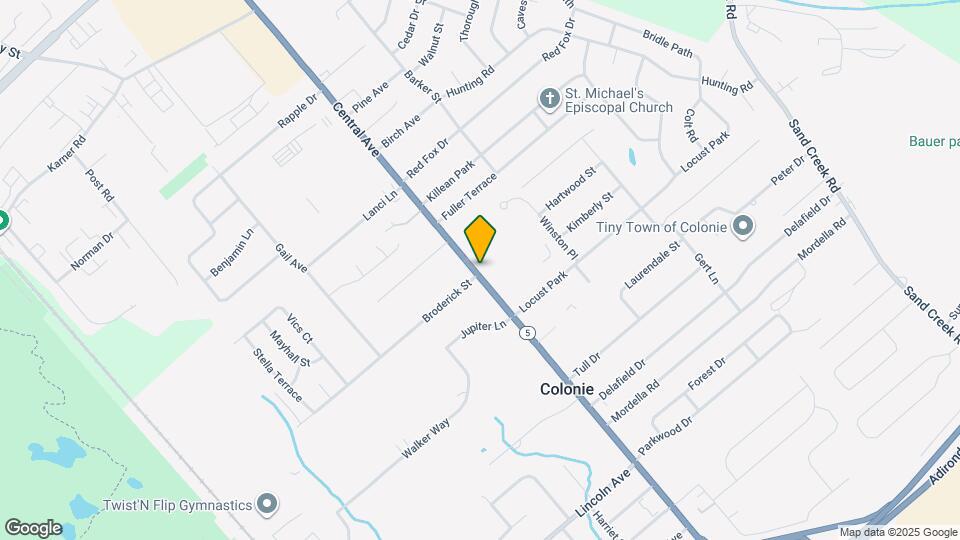 1665 Central Ave, Unit 2nd Floor Map and Location Details