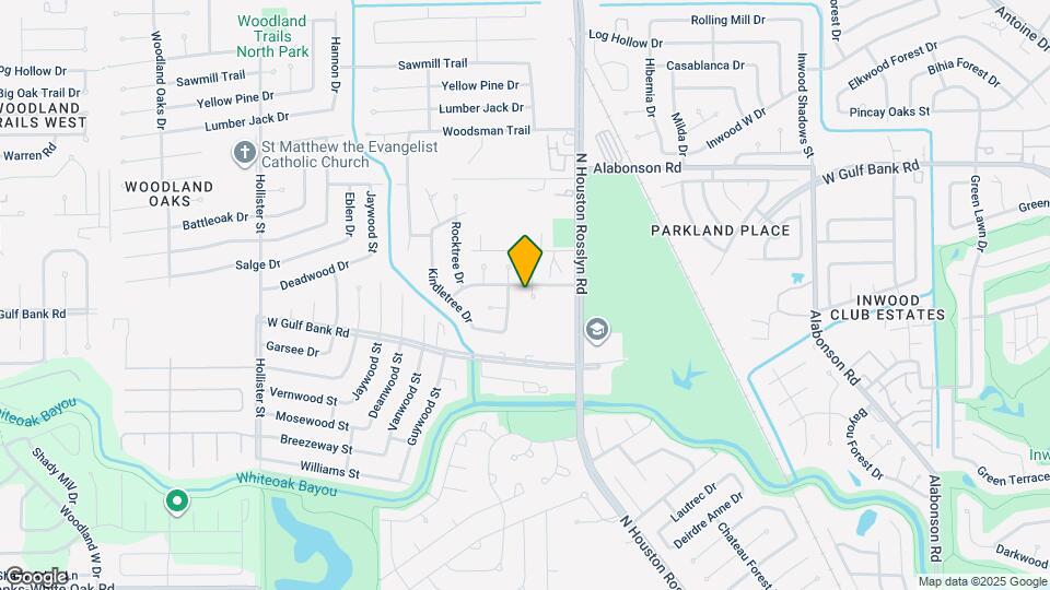 9611 Hearthwood Dr Map and Location Details