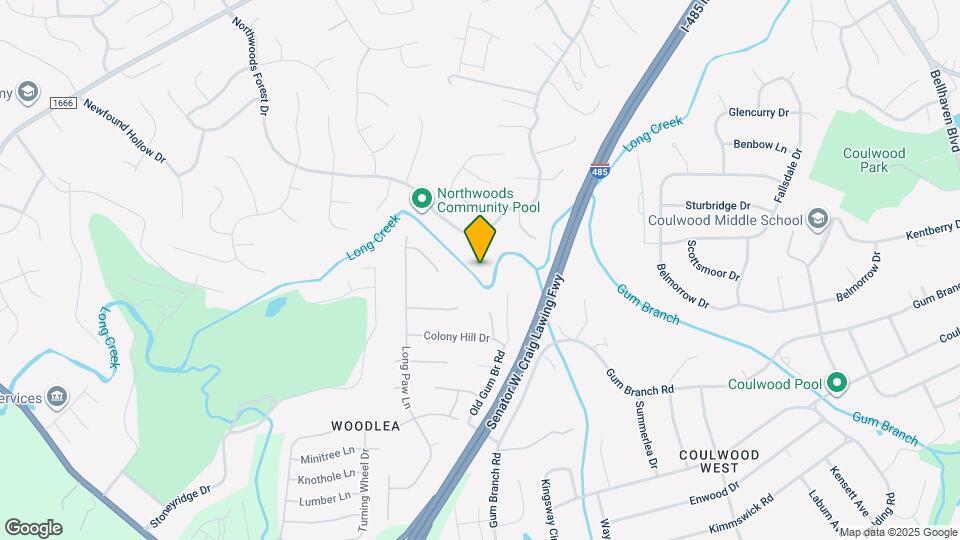1611 Oak Knoll Ln Map and Location Details